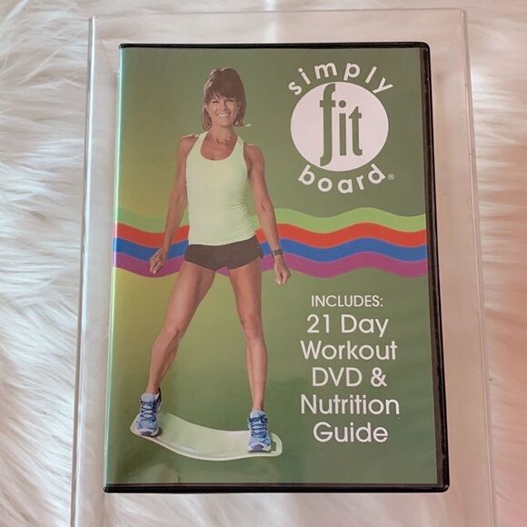 Simply Fit Board Workout DVDs - 21 Day Challenge Core & Buns DVD Low Im…
